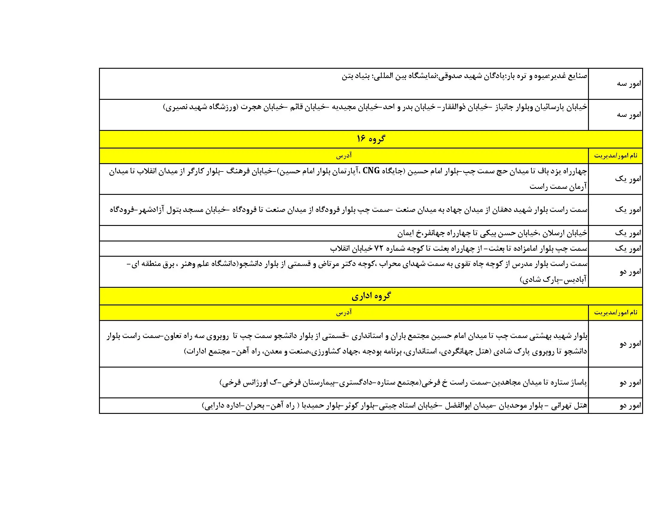 برنامه قطعی برق یزد فردا یکشنبه ۲۱ اردیبهشت