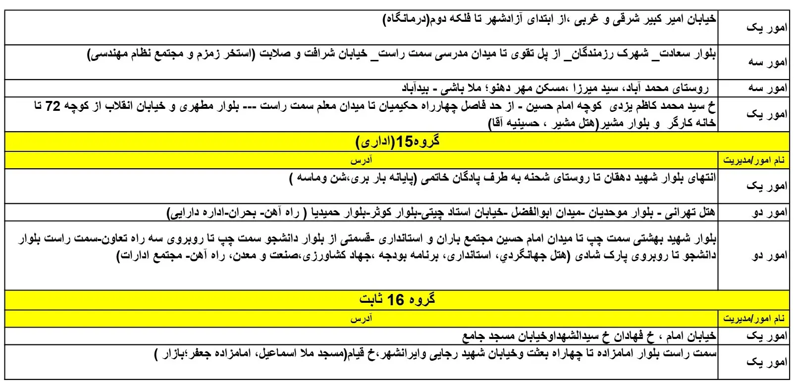 جدول خاموشی برق یزد9اسفند1403 (5)