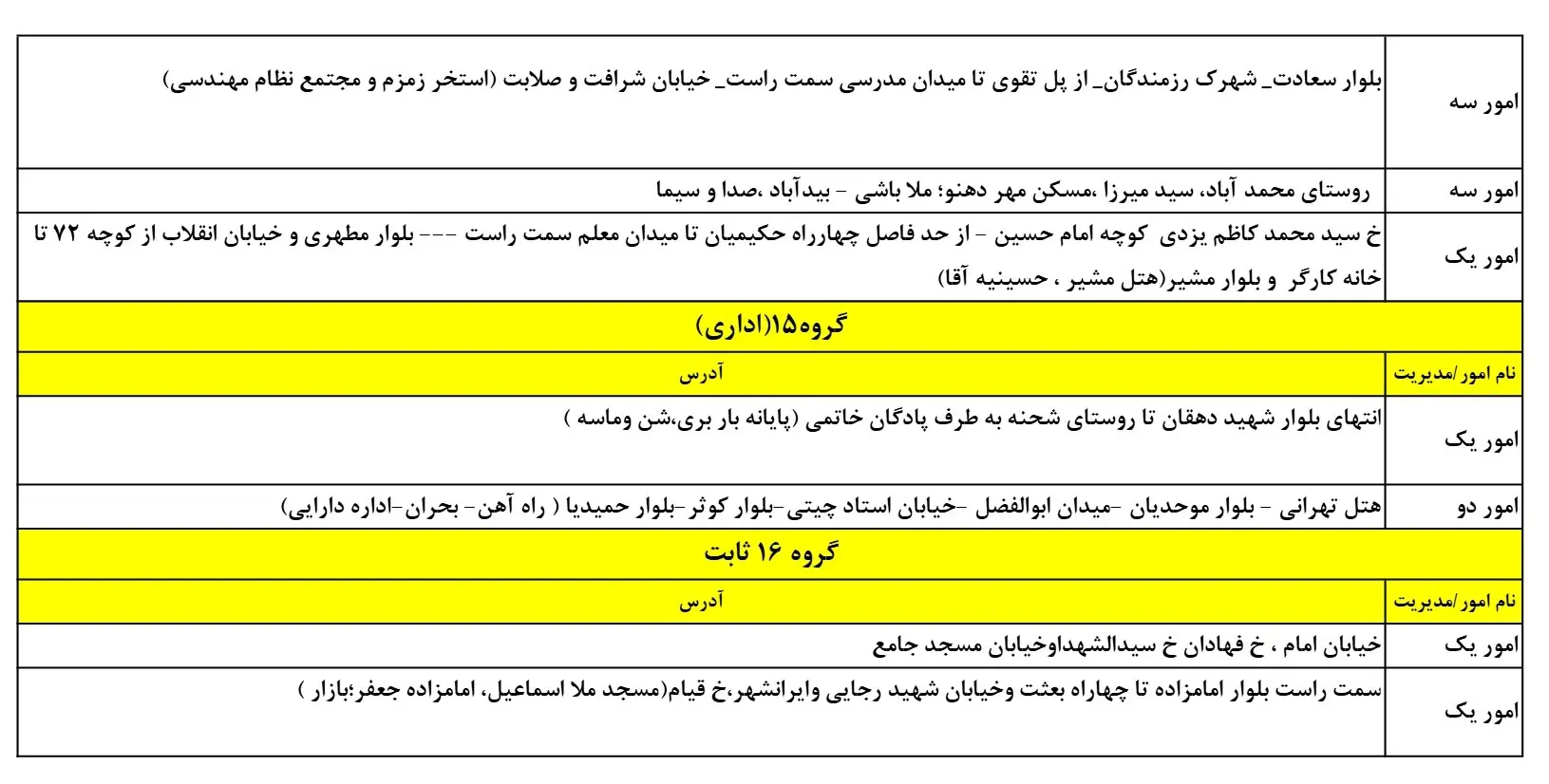 زمان قطعیبرق یزد14اسفند1403+جدول خاموشی برق (2)