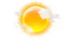 قسمتی ابری و وزش باد 