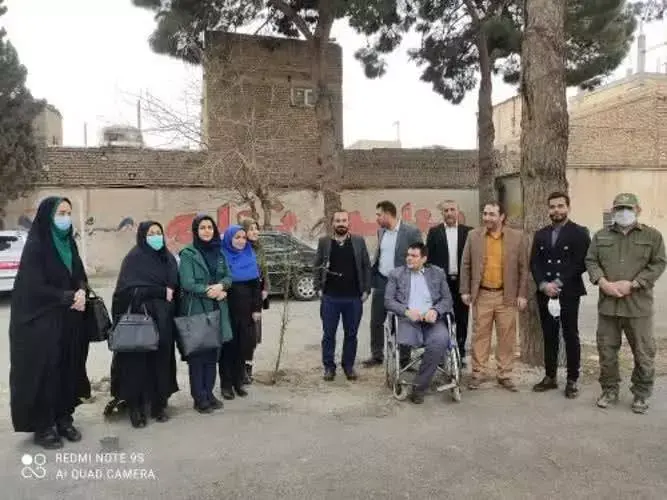 مدیرمدرسه شهریار قطع پا