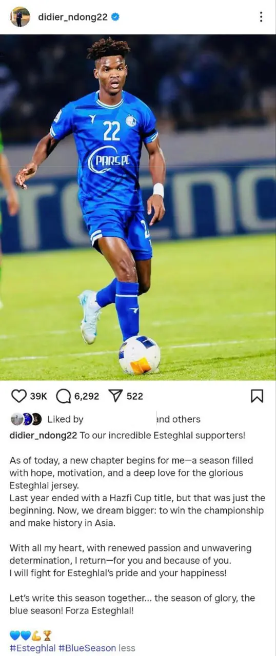 didierndong-post-esteghlal-2025