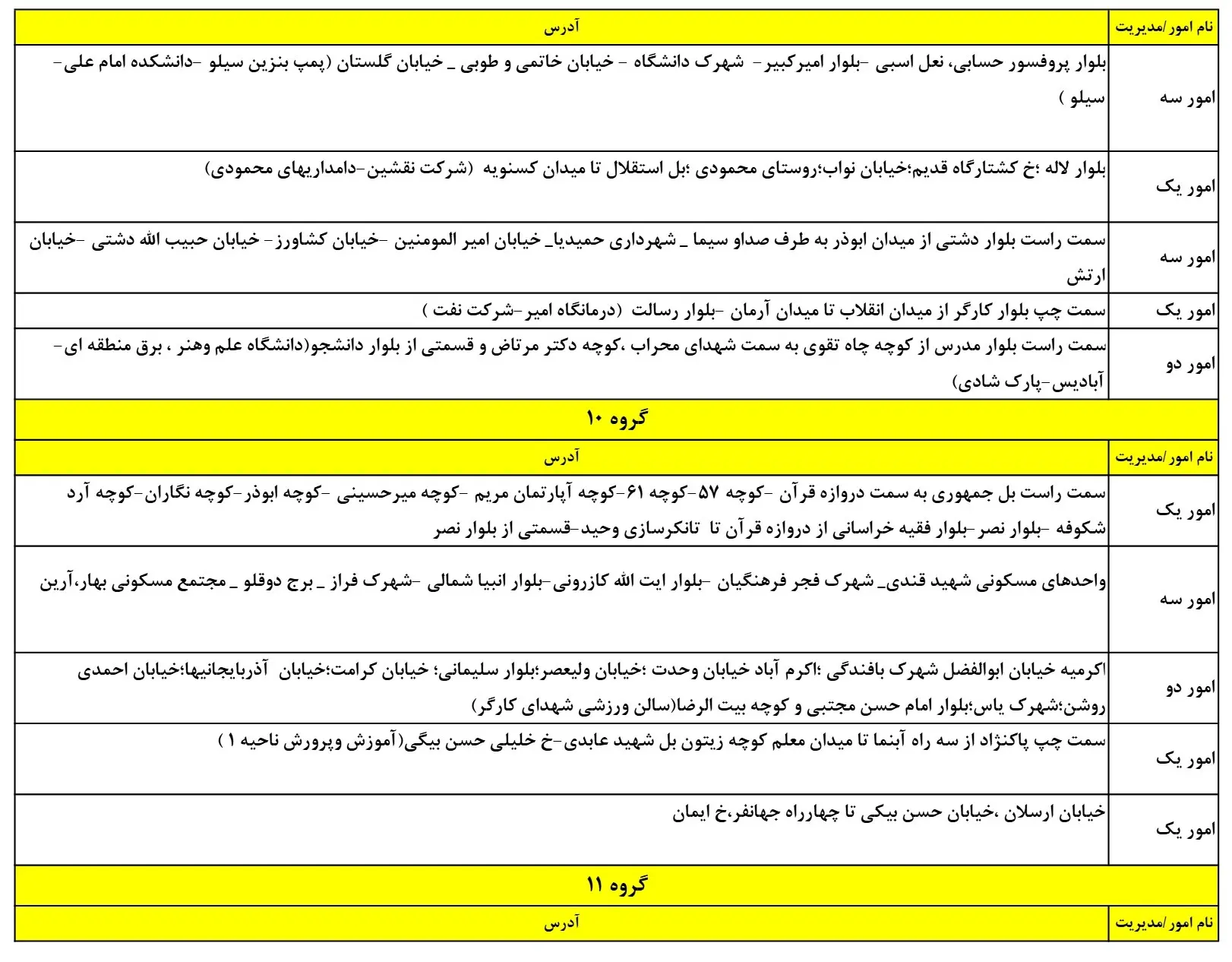 زمان قطعی برق یزد16اسفند1403+جدول خاموشی برق یزد (4)