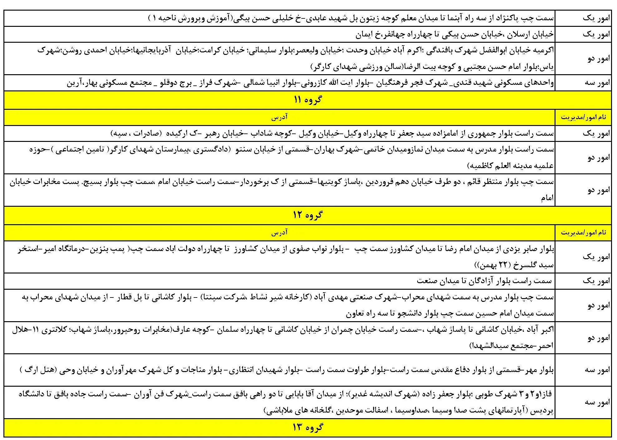 برنامه قطعی برق یزد شنبه 4 اسفند 1403 و جدول خاموشی برق یزد (4)