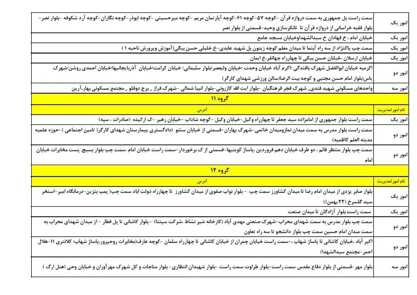 برنامه قطعی برق یزد و جدول خاموشی برق یزد (4)