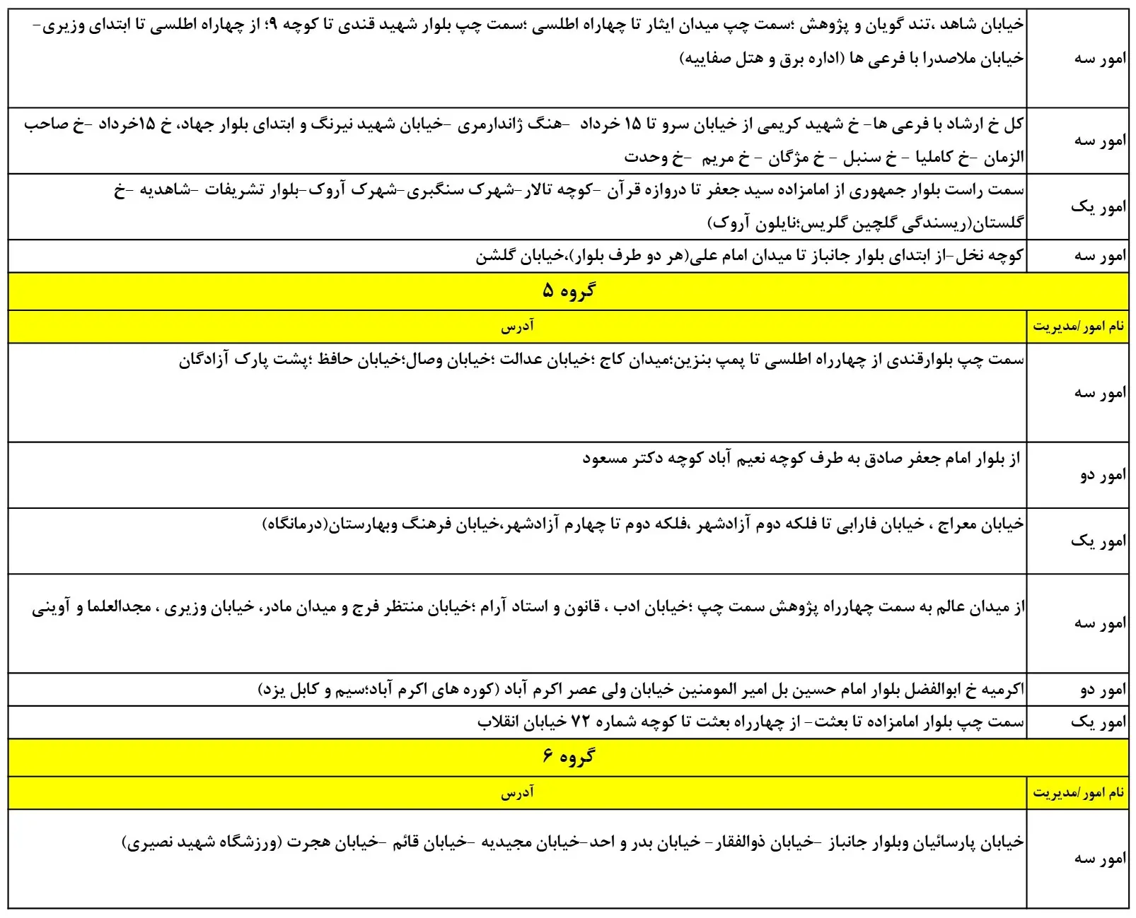 برنامه زمان قطعی برق یزد17اسفند1403 (2)