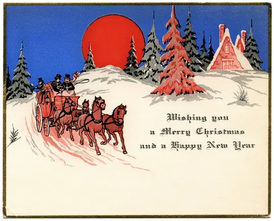 5کارت پستال های زیبای کریسمس