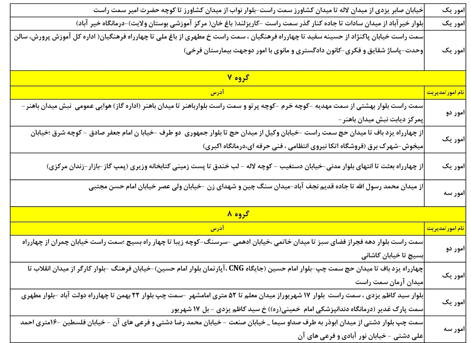 برنامه زمان قطعی برق یزد17اسفند1403 (3)