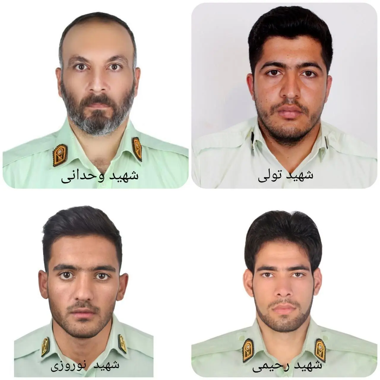 اولین تصاویر از شهدای امروز حادثه تروریستی ایرانشهر