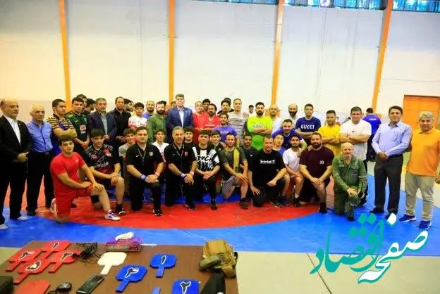 قهرمانی کشتی گیران بسیجی شرکت پالایش نفت تهران