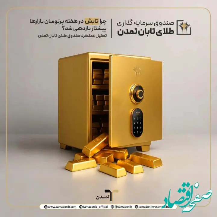 چرا «تابش» در هفته پرنوسان بازارها پیشتاز بازدهی شد؟ تحلیل عملکرد صندوق طلای تابان تمدن