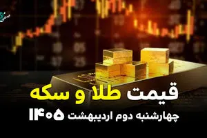 قیمت طلا و سکه امروز چهارشنبه ۲ اردیبهشت ۱۴۰۵ + ویدئو