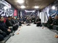 بازدید جانشین فرماندهی سپاه خوزستان از موکب شرکت فولاد اکسین در شلمچه / بسیج امکانات شرکت فولاد اکسین قابل تحسین است