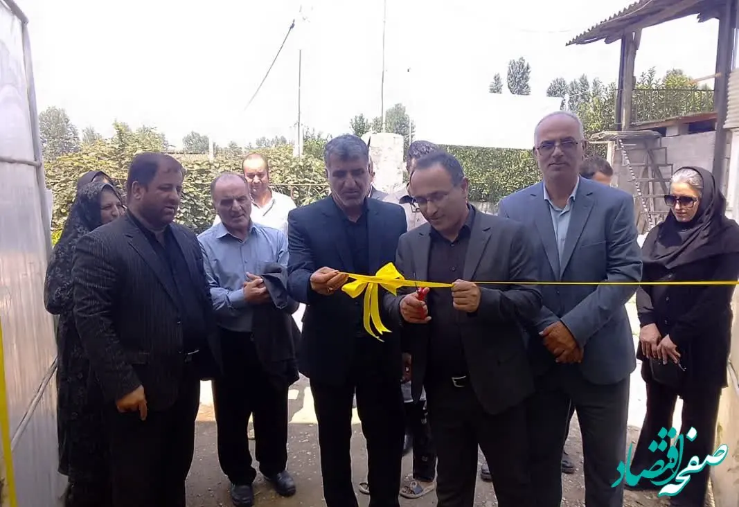 افتتاح گلخانه پرورش گلهای زینتی و آپارتمانی در استان مازندران