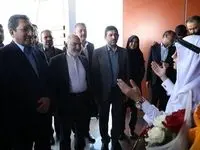 وزیر صمت دقایقی پیش وارد فرودگاه بین‌المللی شهید حاج قاسم سلیمانی اهواز شد
