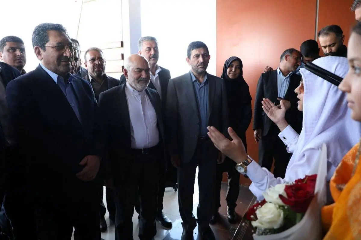 وزیر صمت دقایقی پیش وارد فرودگاه بین‌المللی شهید حاج قاسم سلیمانی اهواز شد
