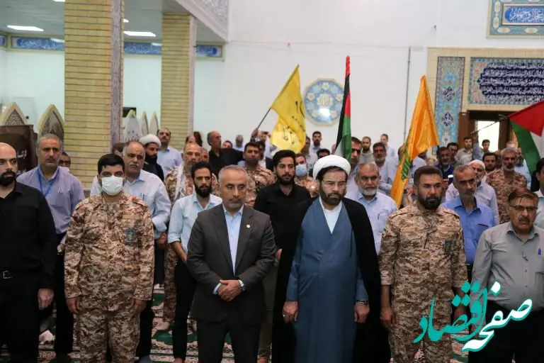 محکومیت جنایات رژیم جعلی و غاصب صهیونیستی در پتروشیمی بندرامام