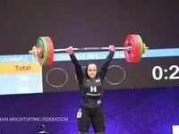 وزنه‌برداران دختر ایران نایب قهرمان آسیا شدند