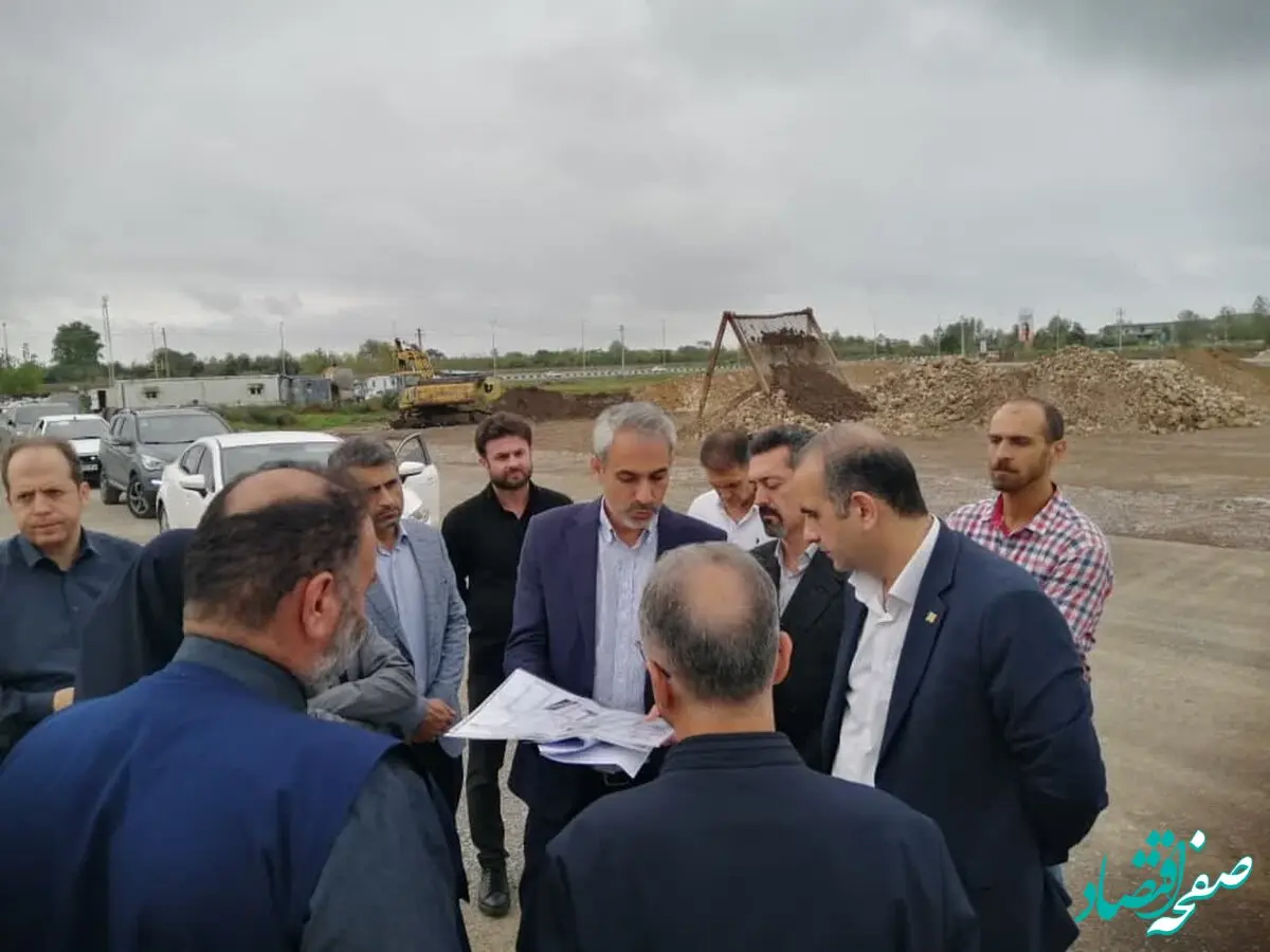 نظارت میدانی مدیرعامل سازمان منطقه آزاد انزلی بر پروژه‌های عمرانی