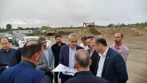 نظارت میدانی مدیرعامل سازمان منطقه آزاد انزلی بر پروژه‌های عمرانی