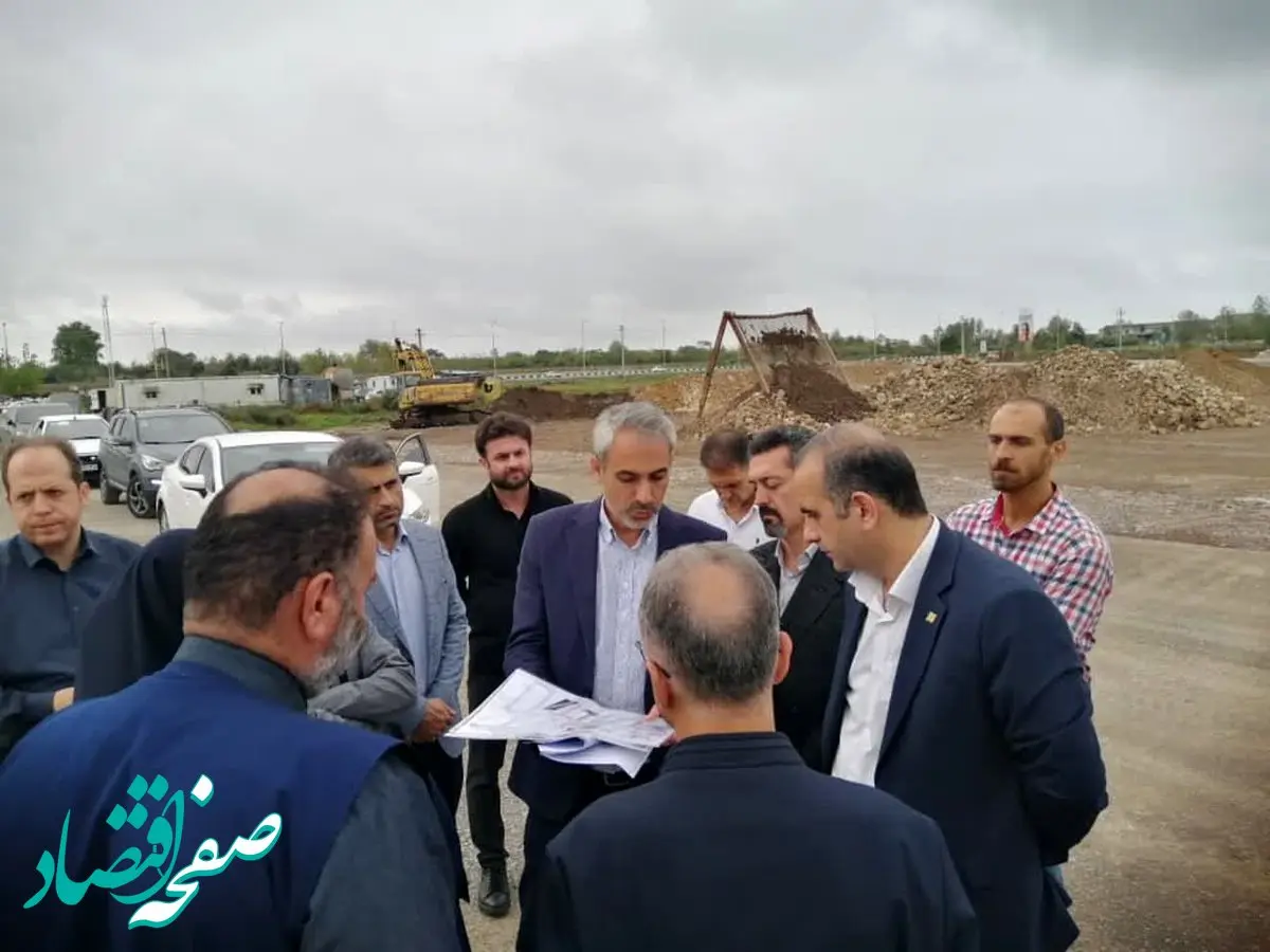 نظارت میدانی مدیرعامل سازمان منطقه آزاد انزلی بر پروژه‌های عمرانی