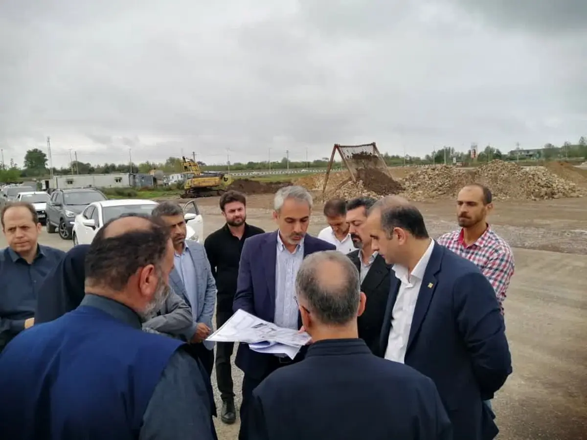 نظارت میدانی مدیرعامل سازمان منطقه آزاد انزلی بر پروژههای عمرانی