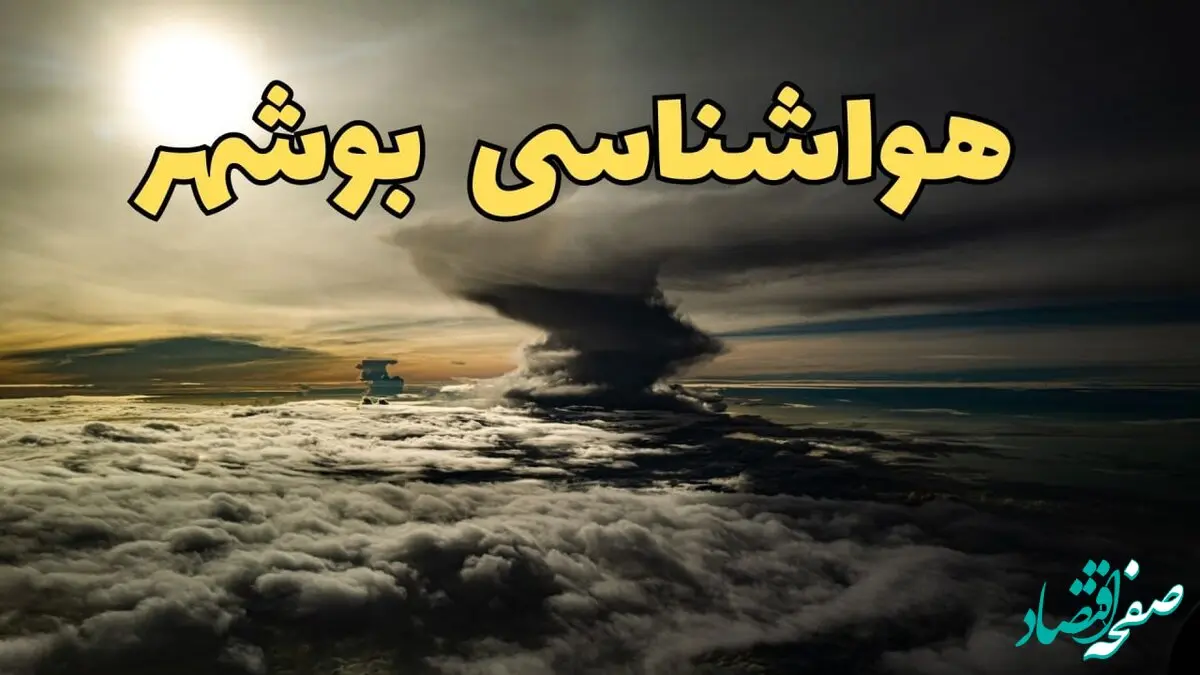 اخبار هواشناسی بوشهر فردا سه شنبه ۲۱ اسفند | پیش بینی وضعیت آب و هوا بوشهر فردا ۲۱ اسفند ماه ۱۴۰۳ 