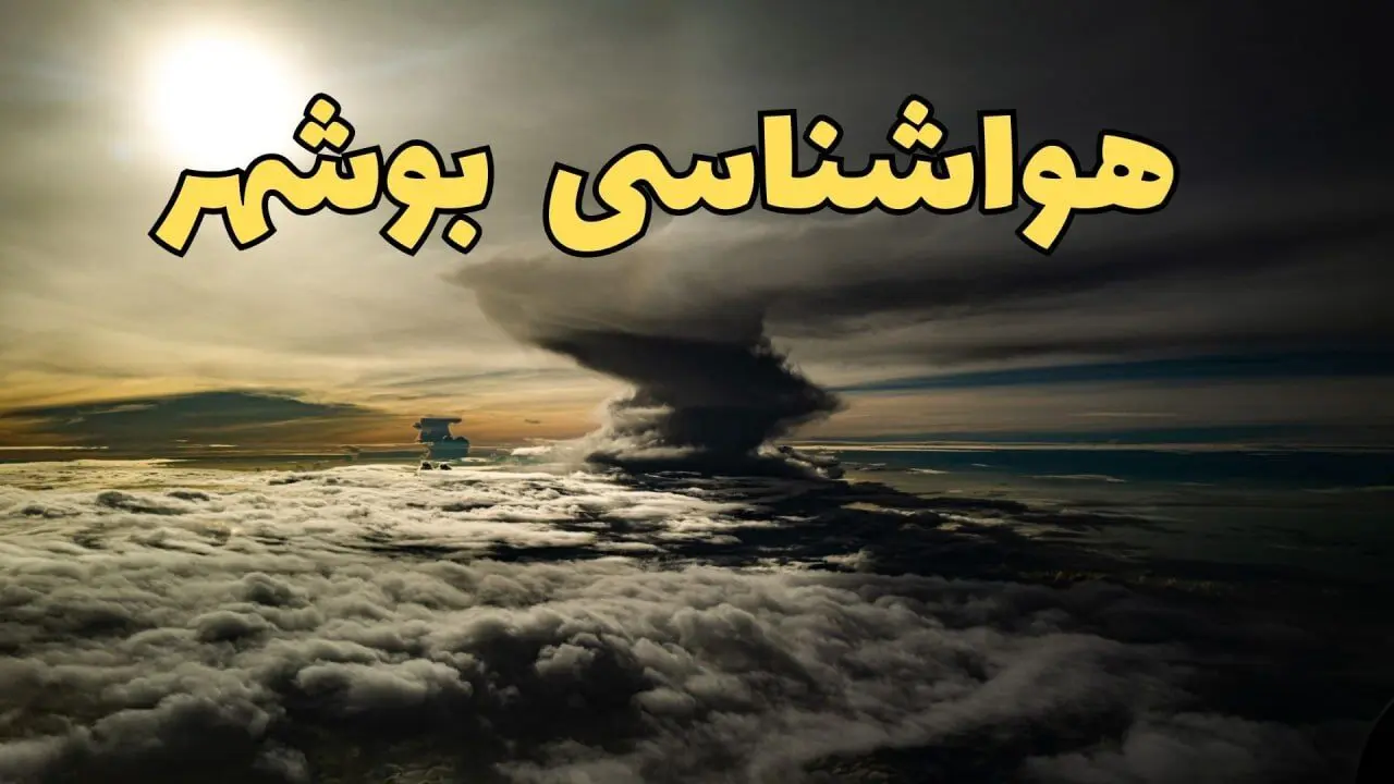 وضعیت آب و هوا بوشهر فردا دوشنبه ۱۱ فروردین ماه ۱۴۰۴ | پیش بینی هواشناسی بوشهر ۲۴ ساعت آینده | آب و هوای بوشهر در روز سیزده بدر