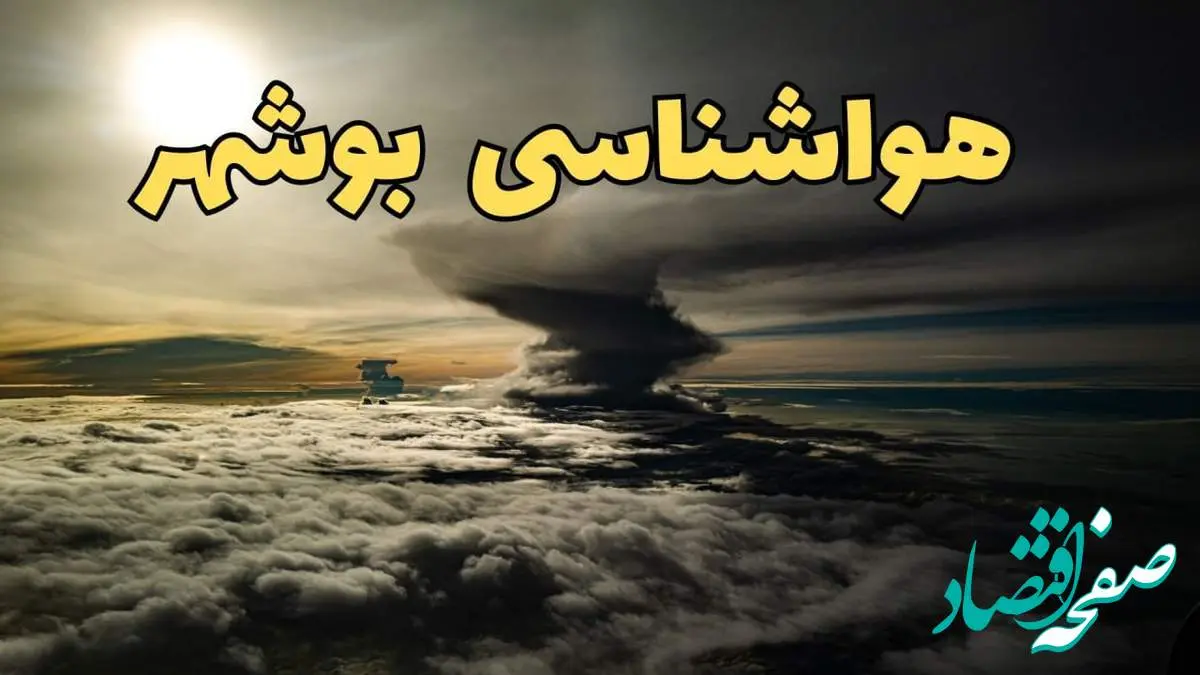 اخبار هواشناسی بوشهر فردا سه شنبه ۲۱ اسفند | پیش بینی وضعیت آب و هوا بوشهر فردا ۲۱ اسفند ماه ۱۴۰۳