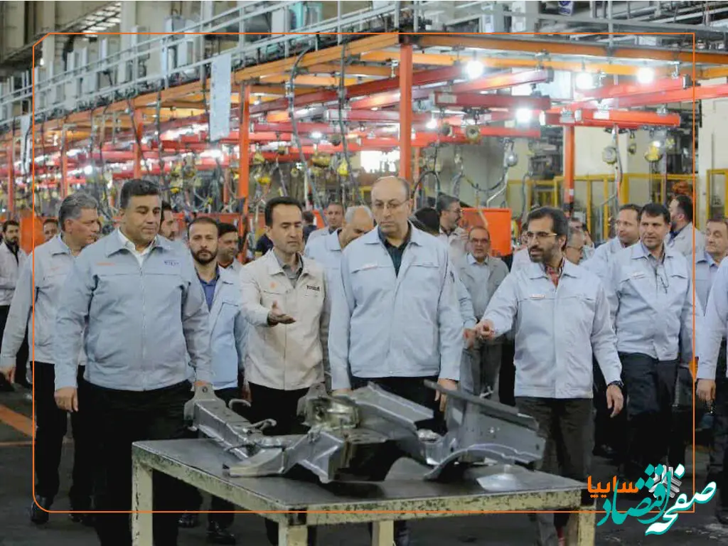 بازدید مدیرعامل گروه خودروسازی سایپا از روند تولید ایدکوپرس و ایران کاوه