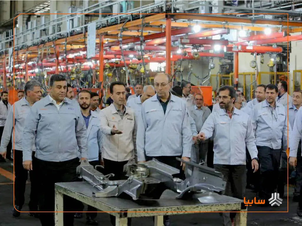 بازدید مدیرعامل گروه خودروسازی سایپا از روند تولید ایدکوپرس و ایران کاوه