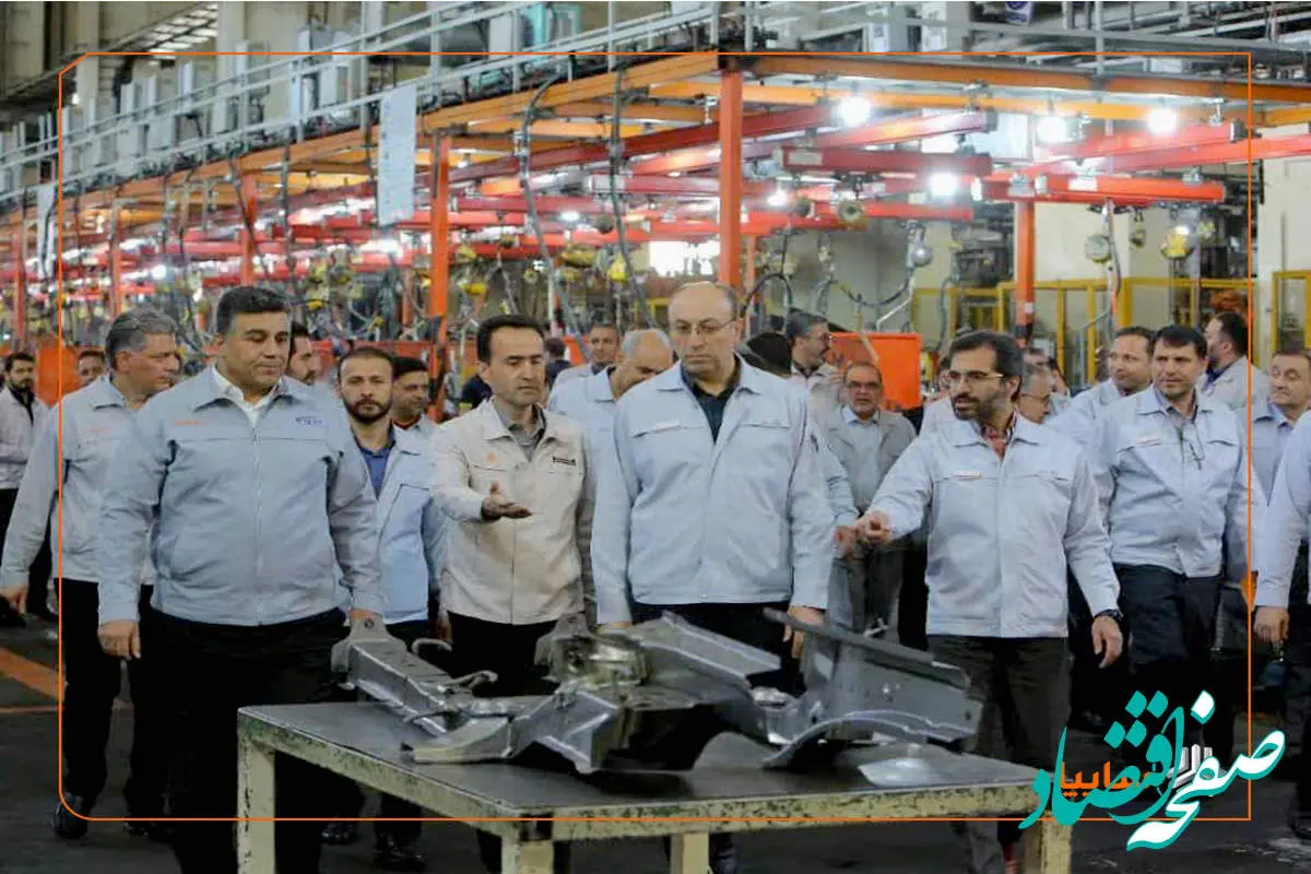 بازدید مدیرعامل گروه خودروسازی سایپا از روند تولید ایدکوپرس و ایران کاوه
