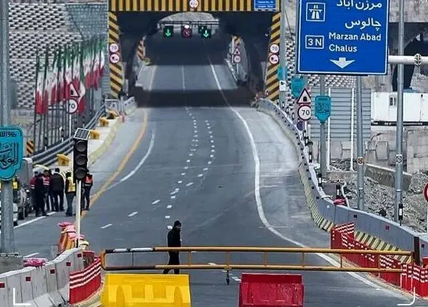 جاده چالوس از این ساعت یک‌طرفه می‌شود
