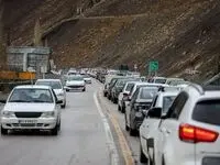 خبر فوری از ترافیک سنگین در جاده‌های مازندران