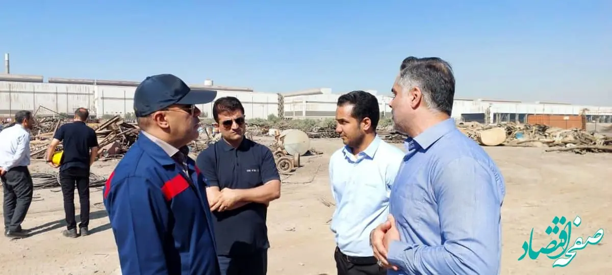 بازدید قائم‌مقام فولاد اکسین خوزستان از انبار ضایعات/تأکید بر ساماندهی سریع، رعایت نکات ایمنی و اجرای نظام آراستگی (5S)