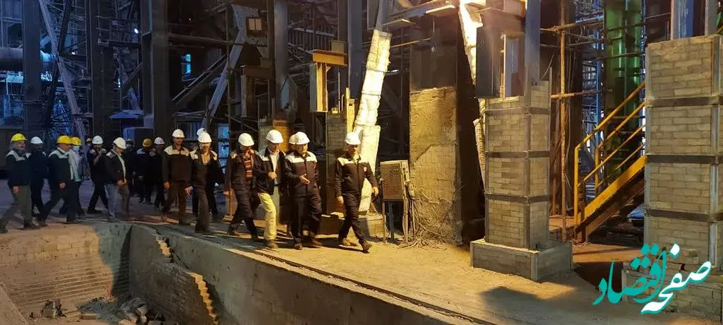 بازدید مدیرعامل ذوب آهن اصفهان از پروژه های توسعه شرکت