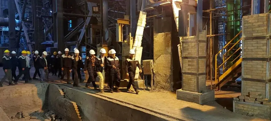 بازدید مدیرعامل ذوب آهن اصفهان از پروژه های توسعه شرکت