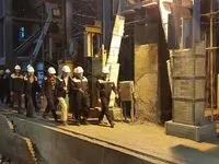 بازدید مدیرعامل ذوب آهن اصفهان از پروژه های توسعه شرکت