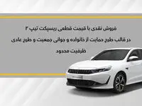 جزئیات طرح جوانی جمعیت و عادی ویژه فروش ریسپکت۲ اعلام شد