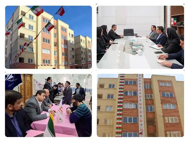 با حمایت مالی بانک مسکن پروژه ۱۲۰ واحدی نهضت ملی شاهدیه یزد افتتاح شد/ قدردانی از عملکرد بانک مسکن