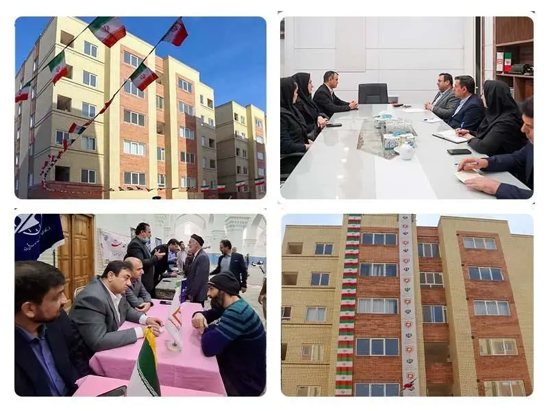 با حمایت مالی بانک مسکن پروژه ۱۲۰ واحدی نهضت ملی شاهدیه یزد افتتاح شد/ قدردانی از عملکرد بانک مسکن