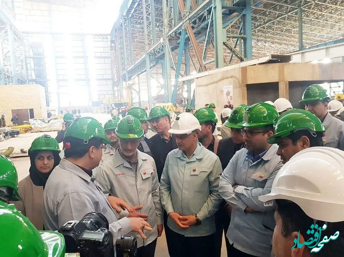 بازدید رئیس هیات عامل ایمیدرو از فولاد شادگان