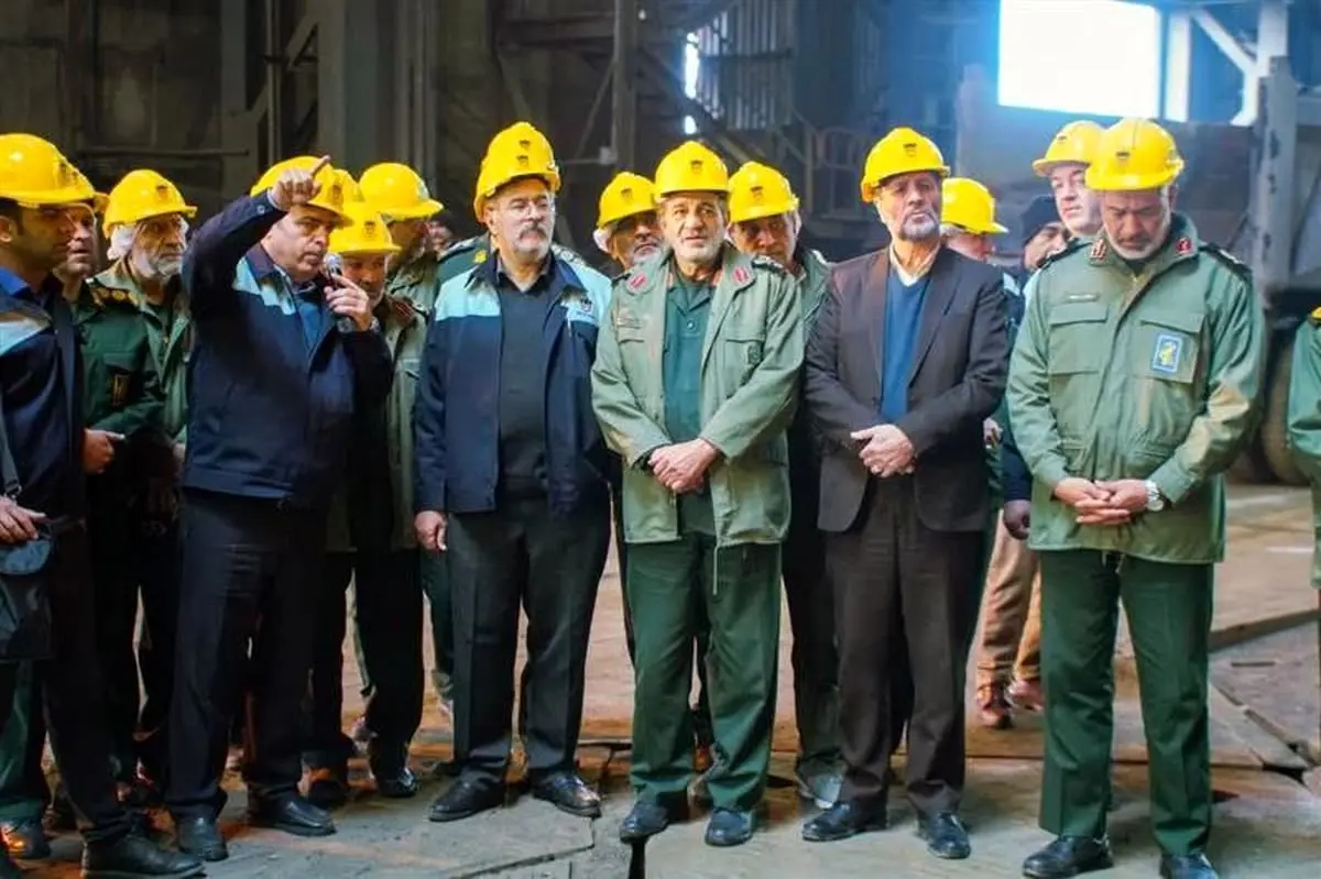 بازدید فرمانده قرارگاه سیدالشهدا (ع) از ذوبآهن اصفهان