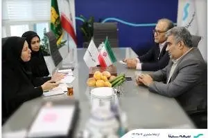 دیدار رئیس پژوهشکده بیمه با سرپرست بیمه سینا