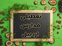 تعطیلی مدارس اردبیل فردا یکشنبه ۱۲ اسفند ۱۴۰۳ | آیا مدارس اردبیل یکشنبه دوازدهم اسفند ۱۴۰۳ تعطیل است؟