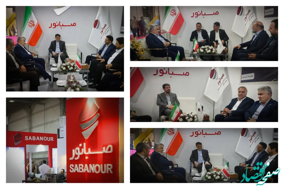 بازدید نمایندگان استان همدان در مجلس از غرفه صبانور در اولین نمایشگاه معدن کشور