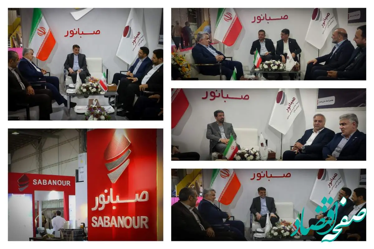 بازدید نمایندگان استان همدان در مجلس از غرفه صبانور در اولین نمایشگاه معدن کشور