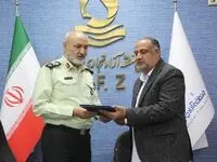 امضای تفاهم‌نامه همکاری میان منطقه آزاد چابهار و فرماندهی انتظامی استان سیستان و بلوچستان