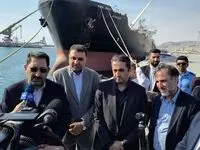 بازدید مهندس اتابک از پروژه پتروشیمی سروش انرژی پایدار و اسکله منطقه ویژه پارسیان