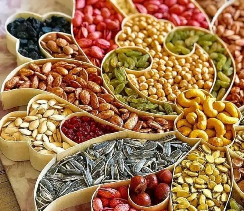 تزئین آجیل شب یلدا شیک، ساده ، کم هزینه خانگی برای عروس، مدرسه 